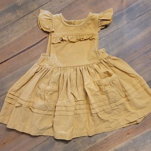 Little Prim Mustard Jumper Dress